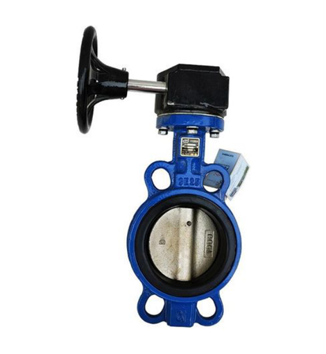 worm gear wafer type concentric butterfly valve 1
