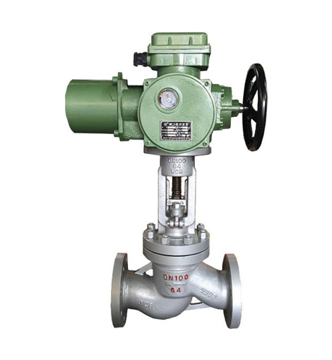 Electric Cast Steel Flanged Globe Valve