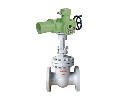 Electric Cast Steel Flanged Gate Valve (Flat Bonnet)