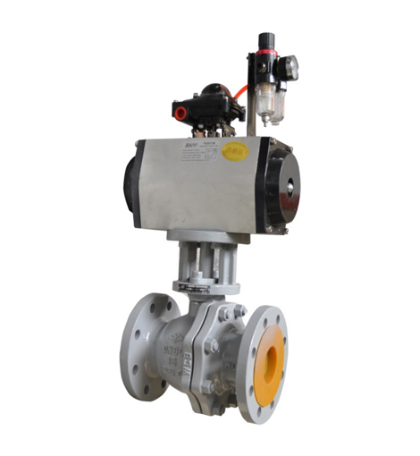 Pneumatic Cast Steel Floating Ball Valve