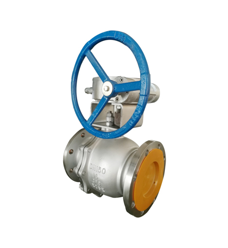 Worm Gear Stainless Steel Floating Ball Valve