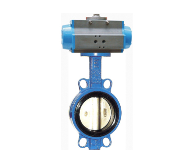 Pneumatic Wafer Type Concentric Butterfly Valve