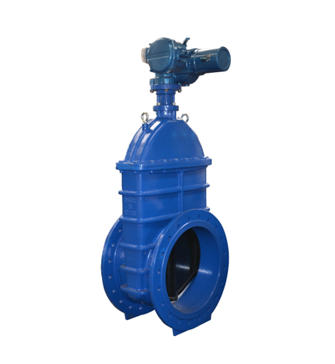 electric flanged non rising stem gate valve 1