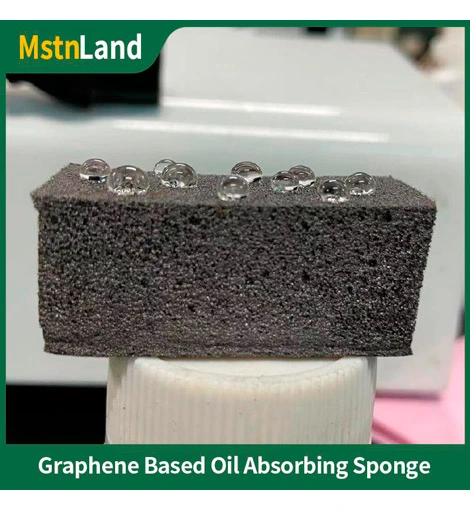 graphene based oil absorbing sponge ball