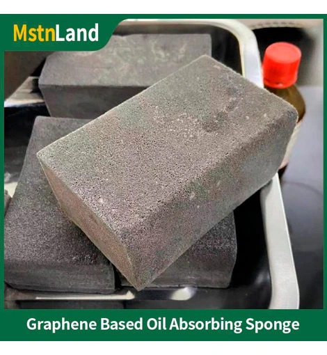 graphene based oil absorbing sponge ball